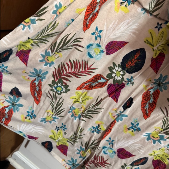 Very Worn and Loved Floral No-Shoulder Women's House Dress - Picture 3 of 8